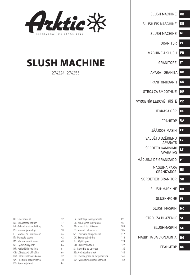 Image de la première page du manuel de l'appareil 274255