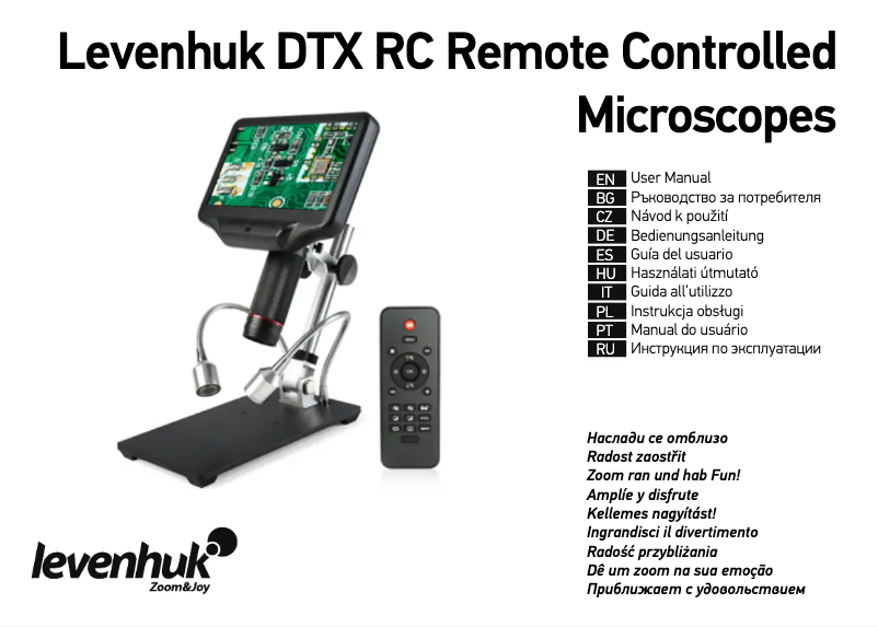 Page n°1 - Manuel utilisateur Levenhuk DTX RC2
