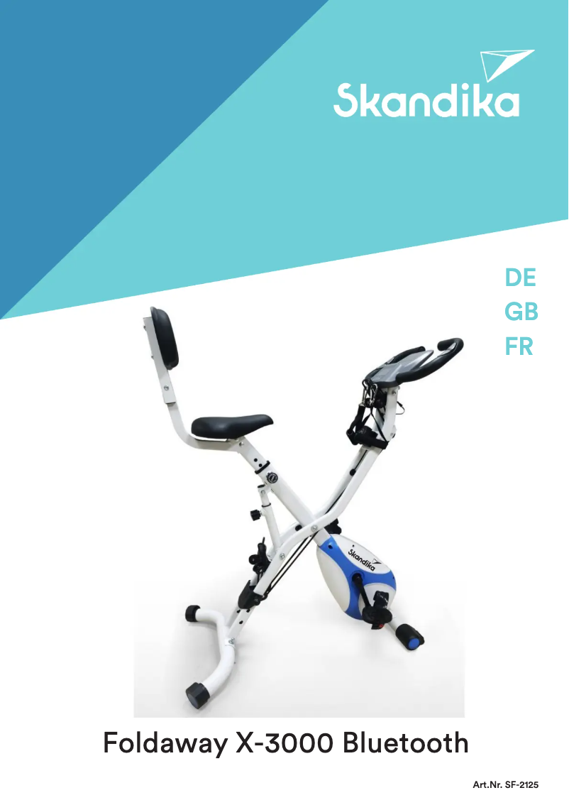 Page n°1 - Manuel utilisateur Skandika Foldaway X-3000 Bluetooth