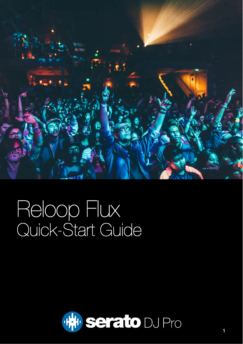 Page n°1 - Guide de démarrage rapide Reloop Flux