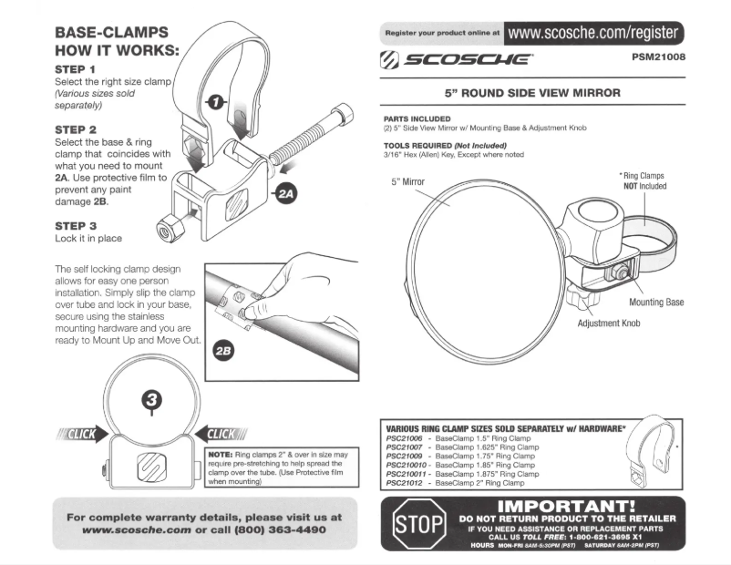 Image de la première page du manuel de l'appareil PSM21008