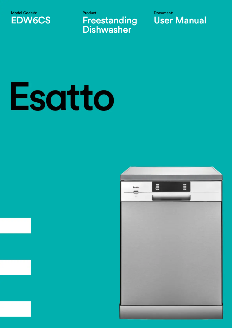 Page n°1 - Manuel utilisateur Esatto EDW6CS