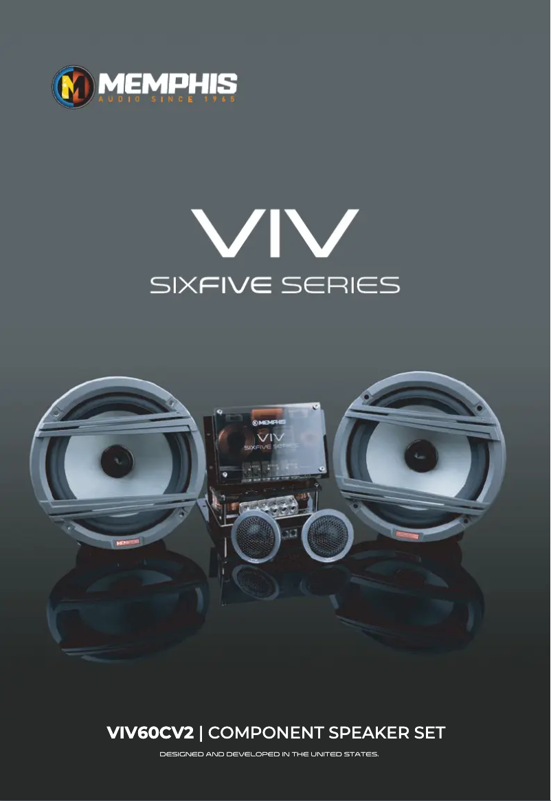 Page n°1 - Manuel utilisateur Memphis Audio VIV60CV2