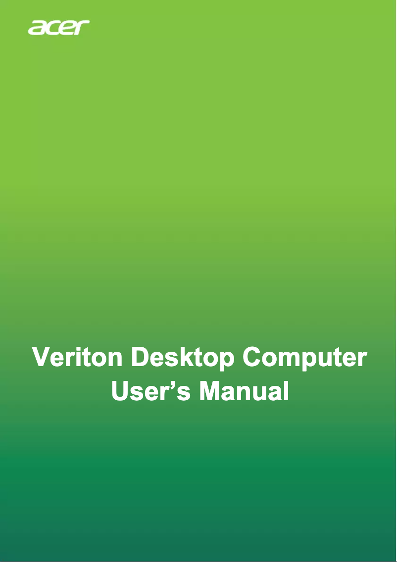 Page 1 de la notice Manuel utilisateur Acer Orbi RBK753