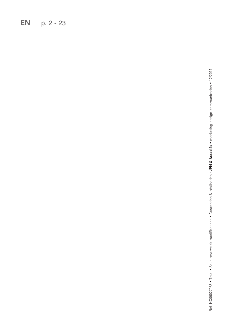 Página 1 del manual Manual de usuario Tefal Toast N' Bean TT5528