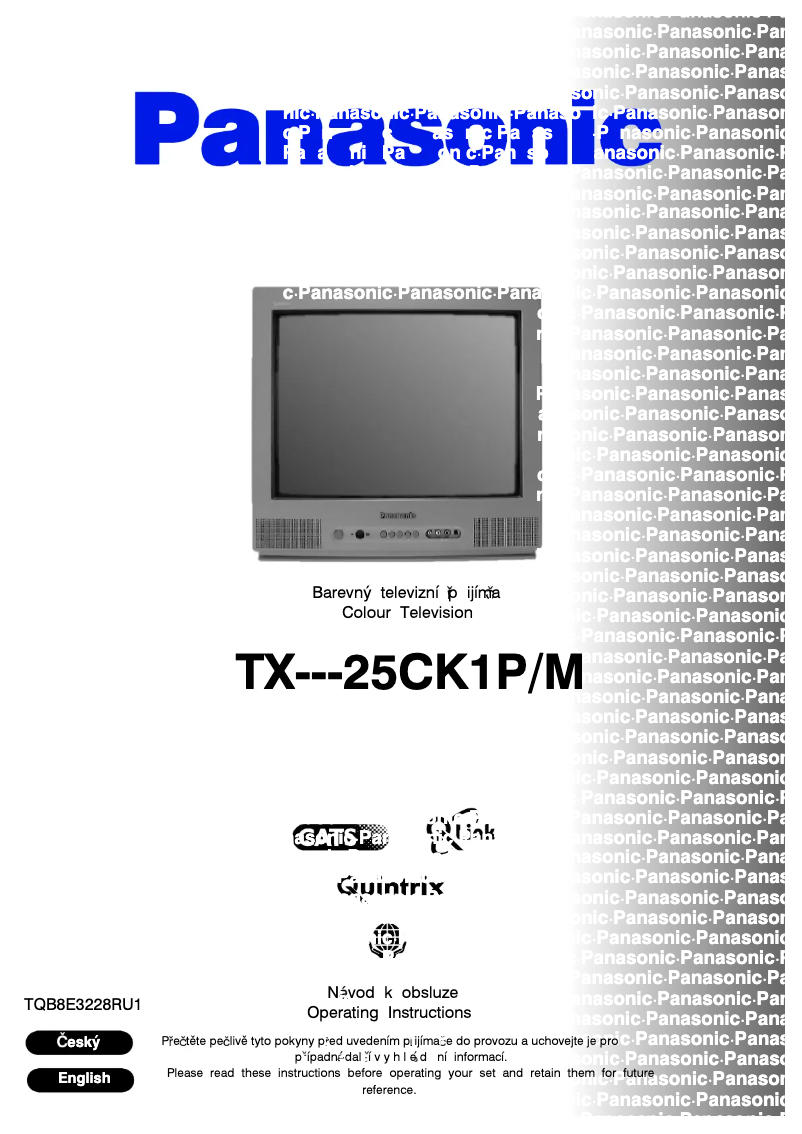 Image de la première page du manuel de l'appareil TX-25CK1PM