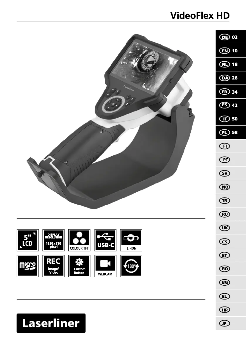 Image de la première page du manuel de l'appareil HD DuoCamera