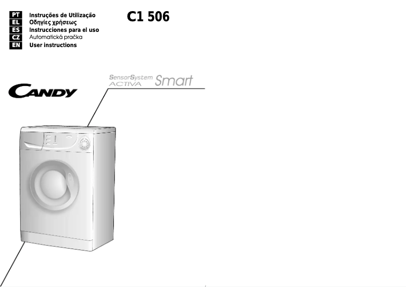 Page 1 de la notice Manuel utilisateur Candy C1 506-01S
