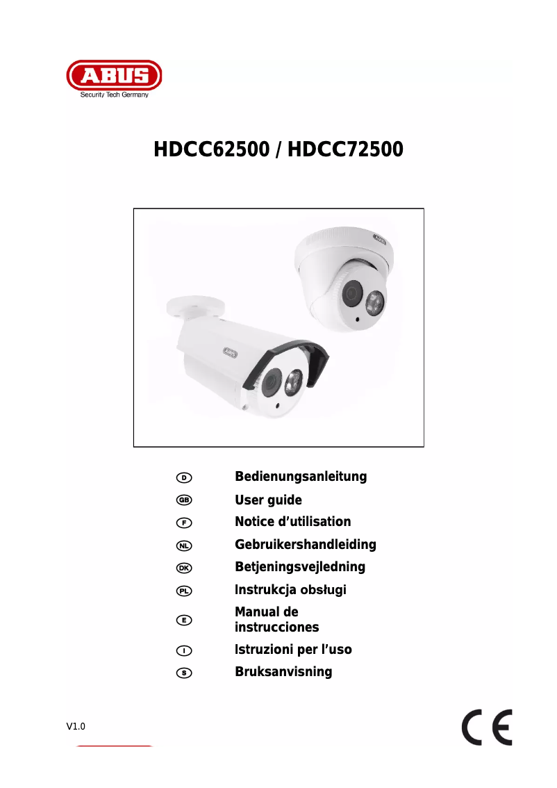 Page n°1 - Mode d'emploi Abus HDCC72500