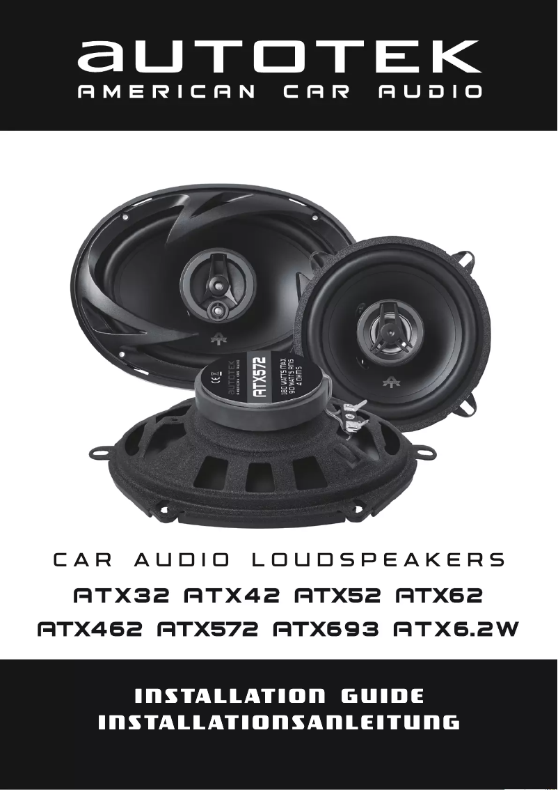 Página 1 del manual Manual de usuario Autotek ATX6.2W