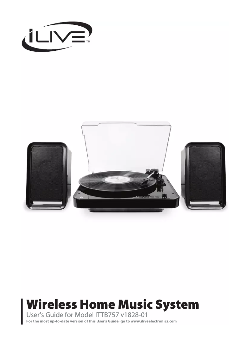 Page n°1 - Manuel utilisateur iLive ITTB757B