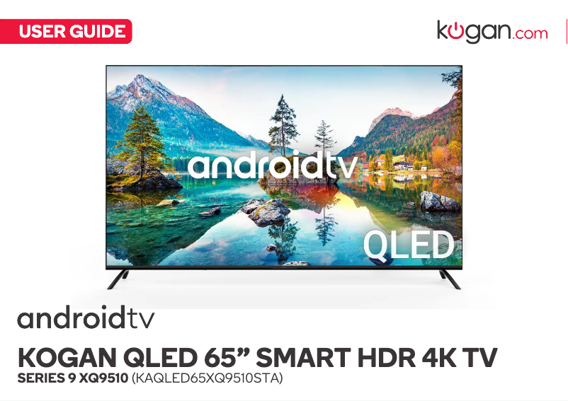 Page 1 de la notice Manuel utilisateur Kogan XQ9510