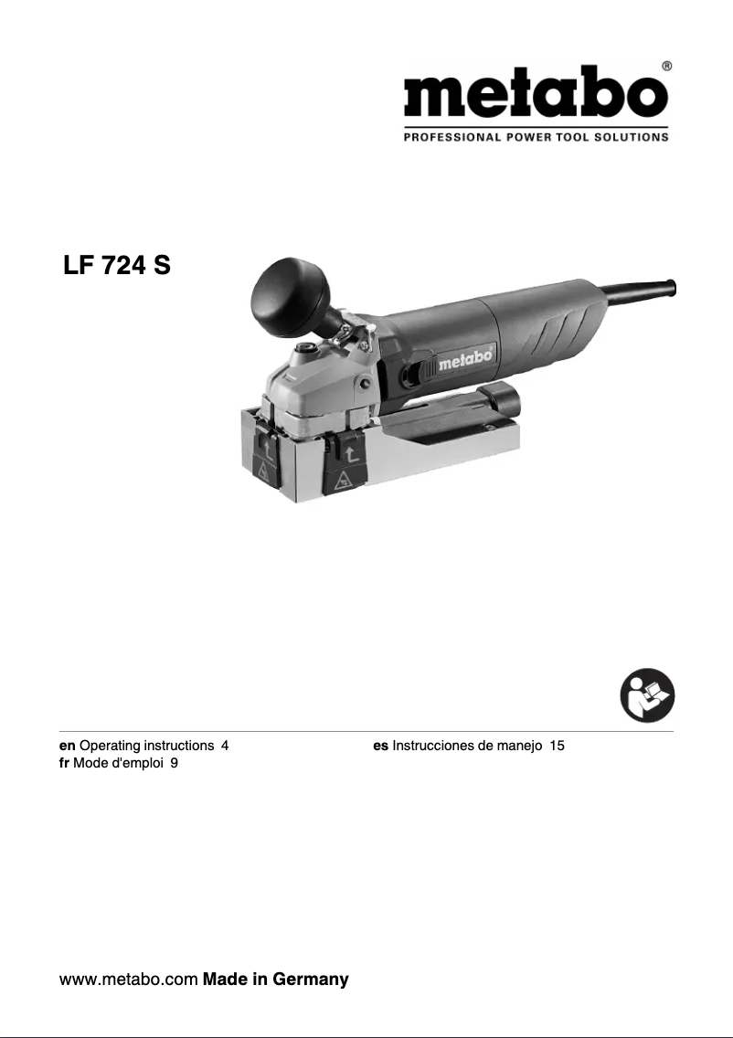 Imagen de la primera página del manual del dispositivo LF 724 S