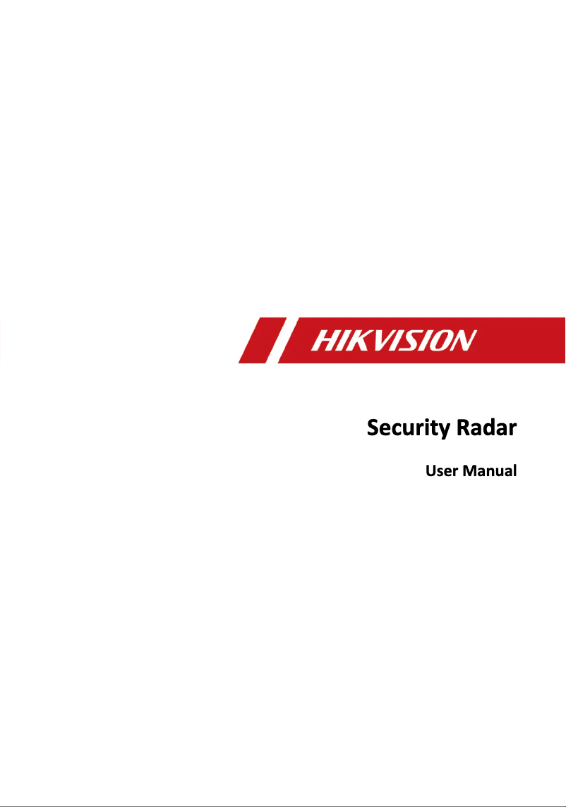 Page n°1 - Manuel utilisateur Hikvision DS-PRI120