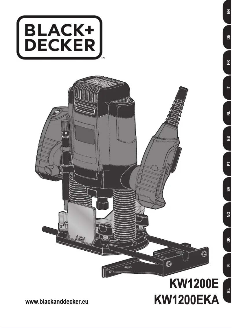 Image de la première page du manuel de l'appareil KW1200E