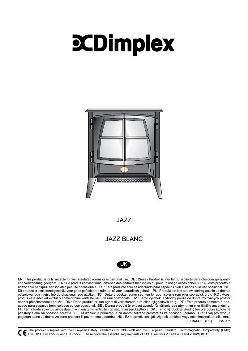 Image de la première page du manuel de l'appareil JAZ20W-E