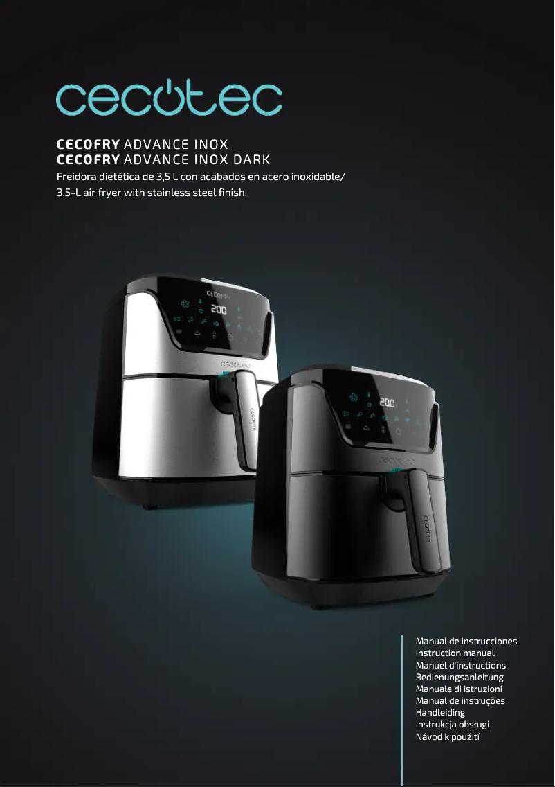 Page n°1 - Manuel utilisateur Cecotec Cecofry Full Inox 5500 Pro