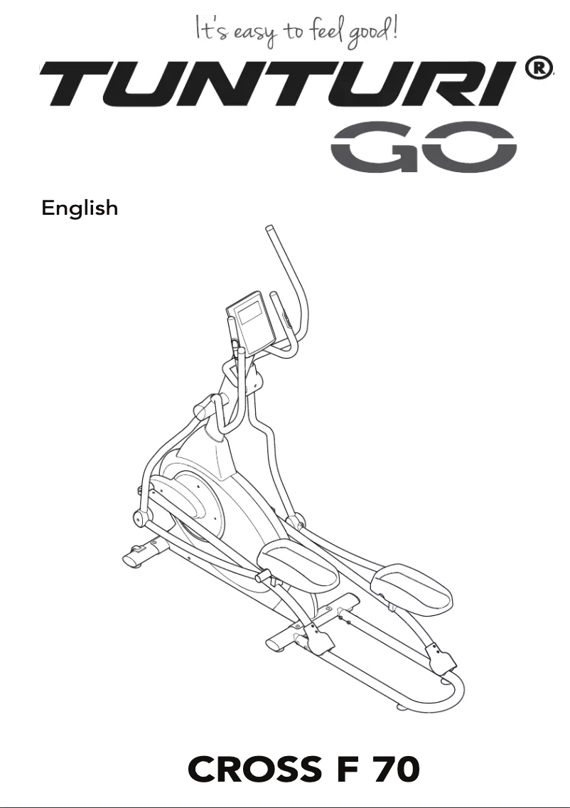 Page n°1 - Manuel utilisateur Tunturi Go F 70