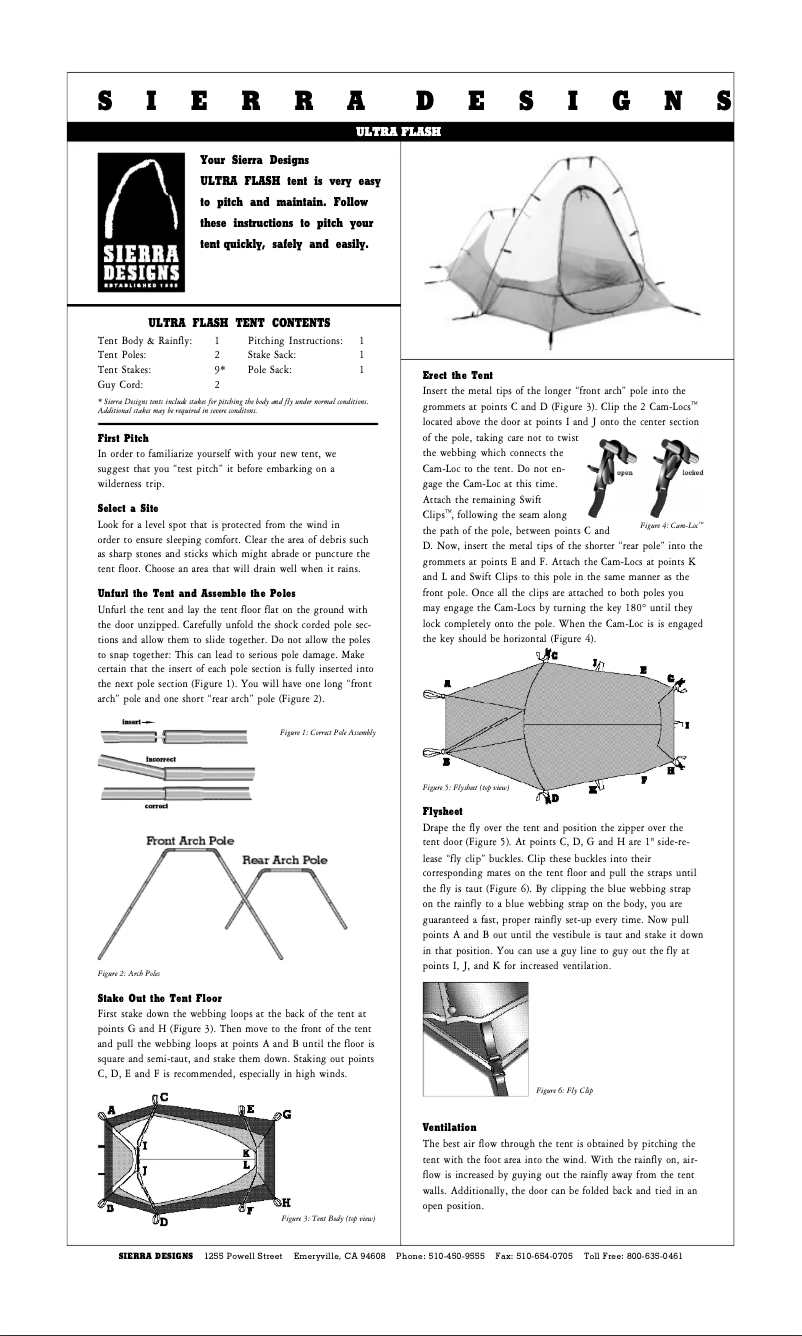 Image de la première page du manuel de l'appareil Ultra Flash