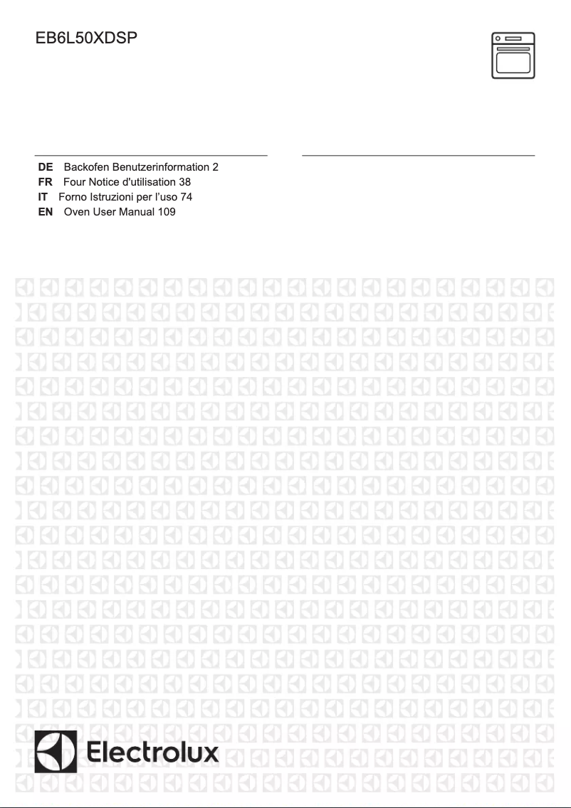 Page 1 de la notice Manuel utilisateur Electrolux EB6L50XDSP