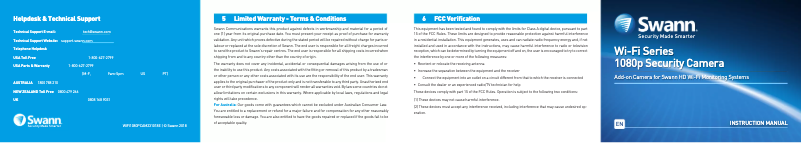Page n°1 - Manuel utilisateur Swann SWNVW-490CAM