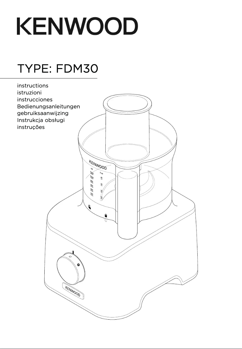 Page n°1 - Manuel utilisateur Kenwood kMix TCX750