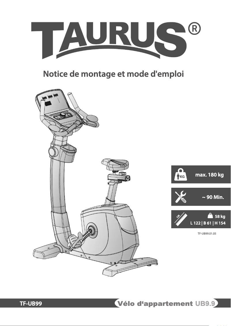 Imagen de la primera página del manual del dispositivo UB9.9