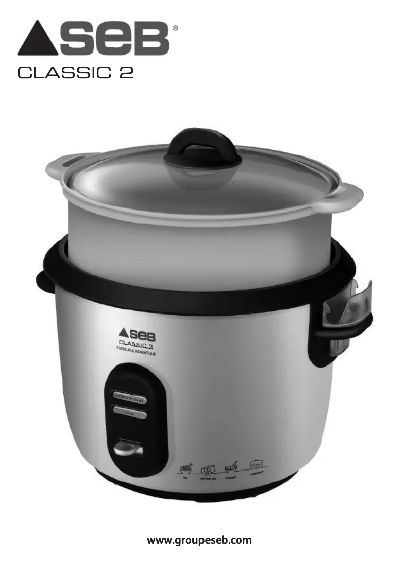 Page 1 de la notice Manuel utilisateur Tefal New Classic RK100601