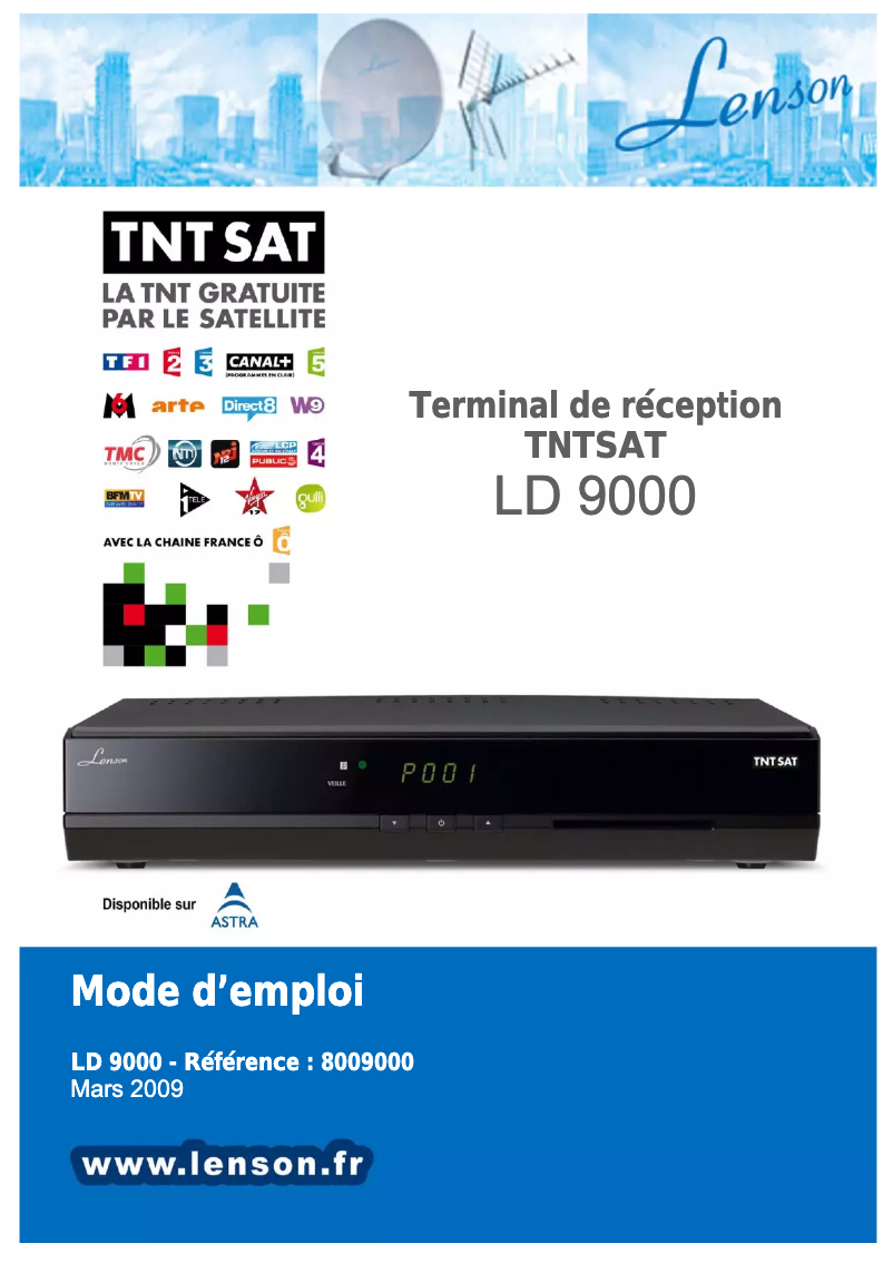 Imagen de la primera página del manual del dispositivo LD 9000