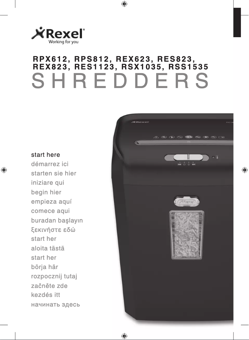 Page n°1 - Manuel utilisateur Rexel ProMax QS REX623 P4