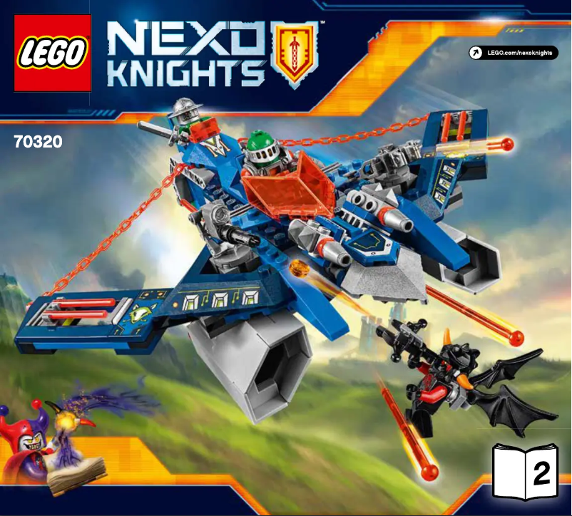 Page 1 de la notice Manuel utilisateur Lego Nexo Knights 70320