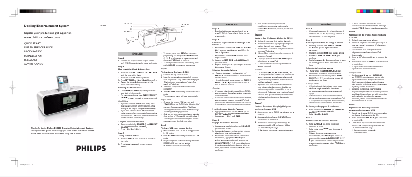 Image de la première page du manuel de l'appareil DC200