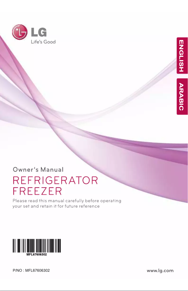 Page 1 de la notice Manuel utilisateur LG GR-B492GLHX