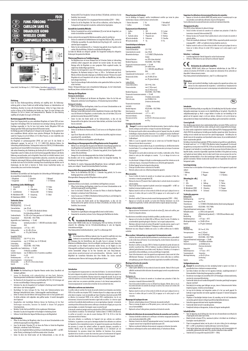 Página 1 del manual Manual de usuario Pentatech FD20