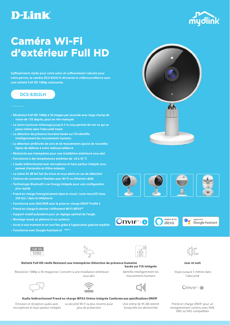 Image de la première page du manuel de l'appareil DCS-8302LH