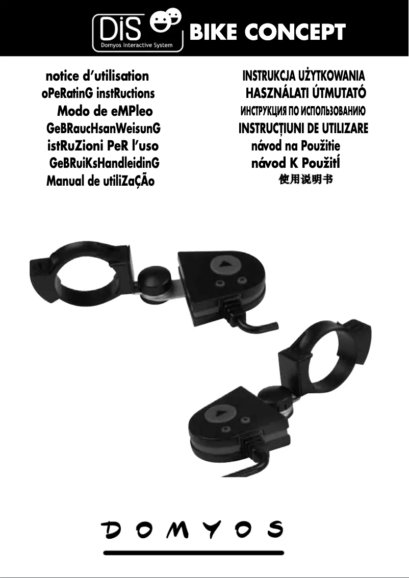 Page n°1 - Manuel utilisateur Domyos Bike Concept
