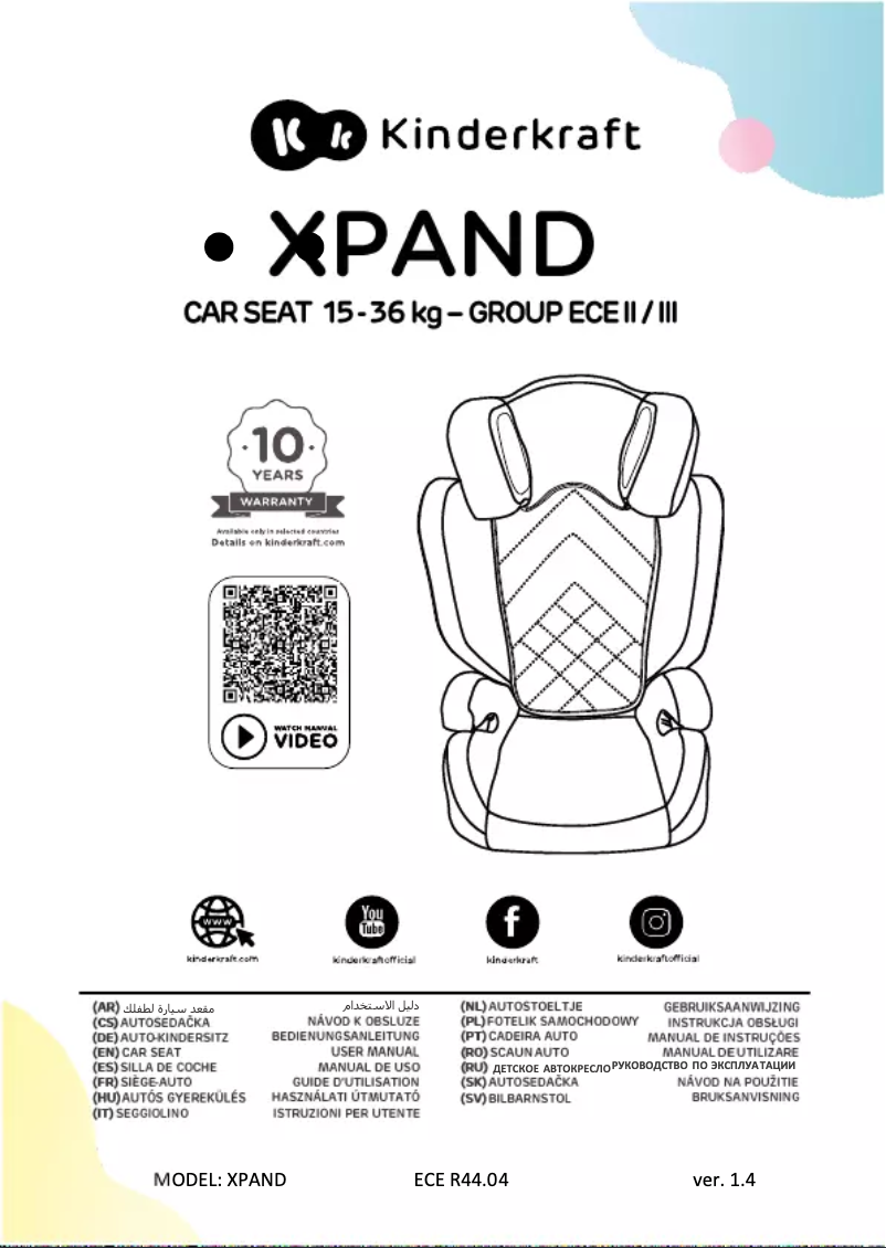 Página 1 del manual Manual de usuario Kindercraft XPAND