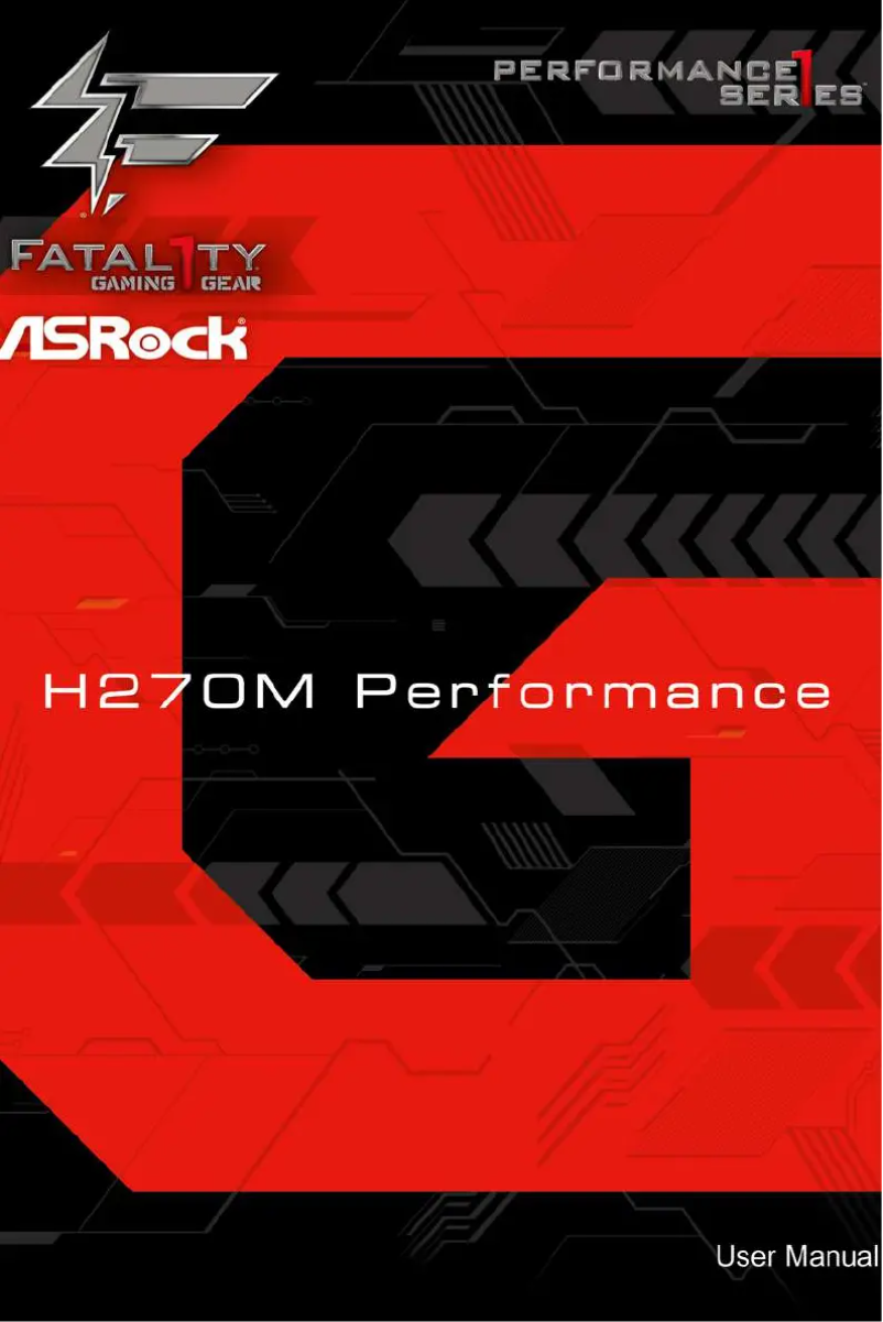 Página 1 del manual Manual de usuario Asrock Fatal1ty H270M Performance
