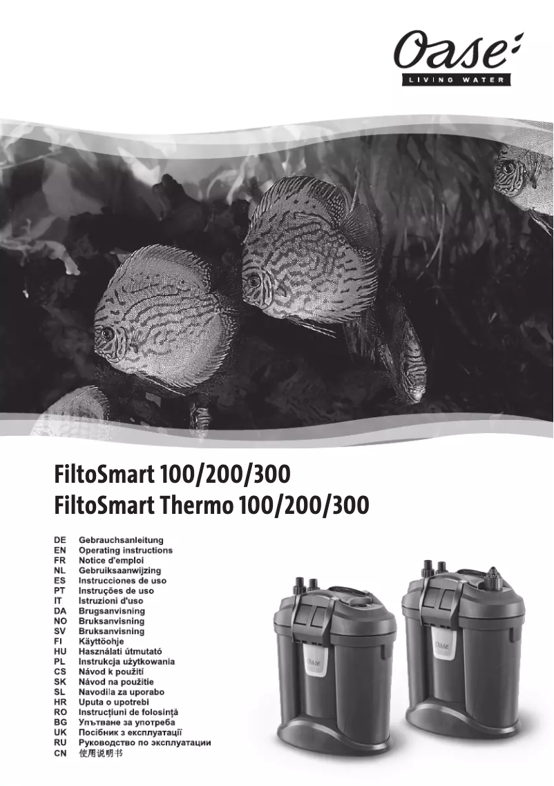 Page 1 of the manual User Manual Oase FiltoSmart Thermo 300