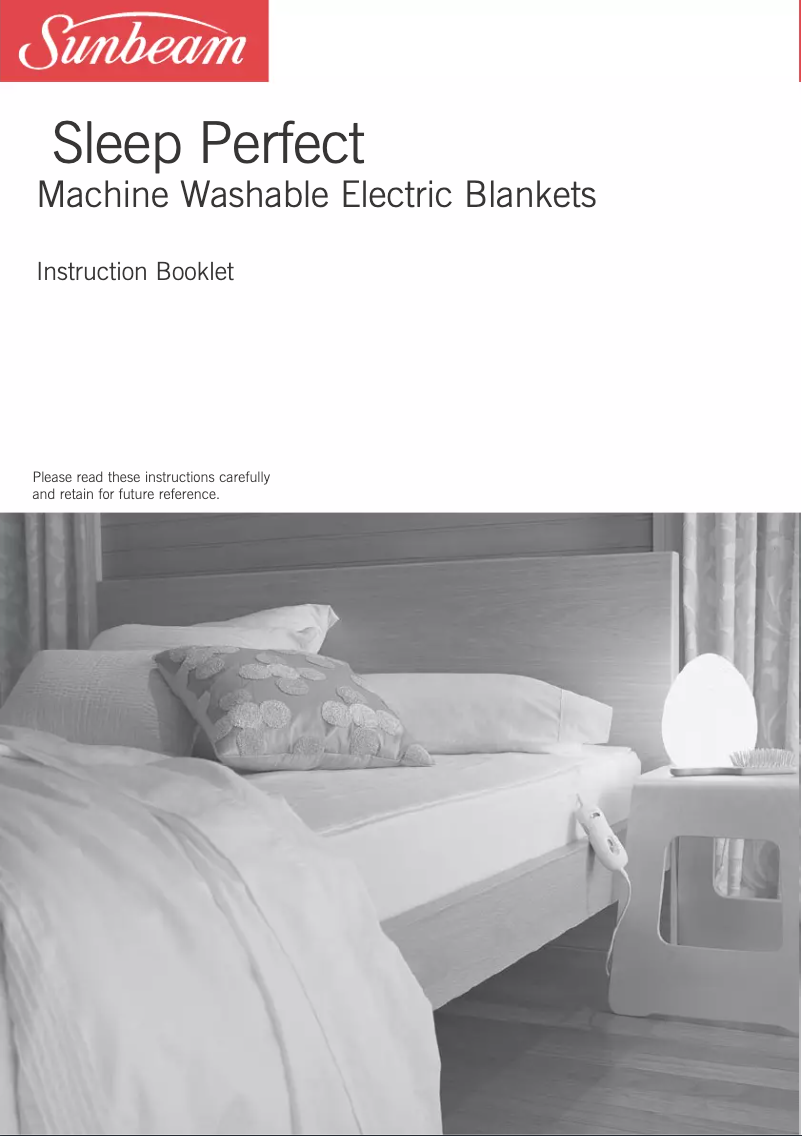 Image de la première page du manuel de l'appareil Sleep Perfect BL5221