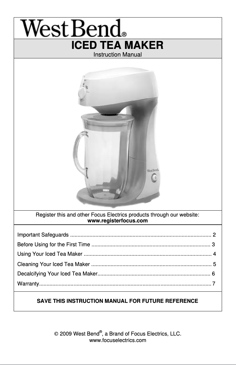 Image de la première page du manuel de l'appareil 68303