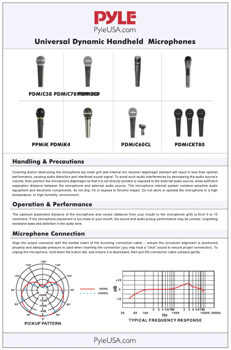 Image de la première page du manuel de l'appareil PDMIC78