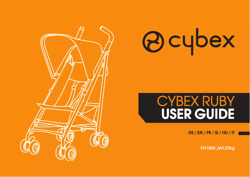 Página 1 del manual Manual de usuario Cybex Ruby