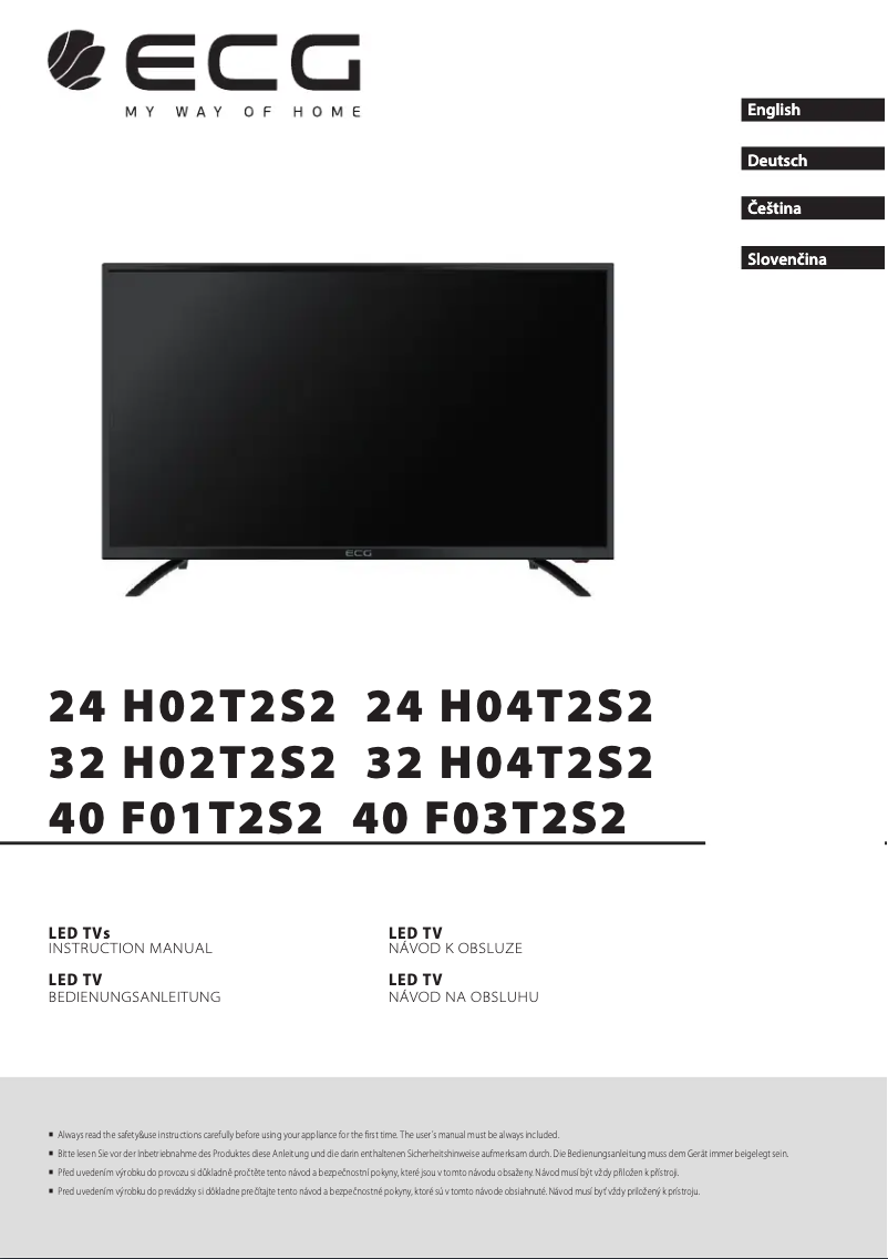 Image de la première page du manuel de l'appareil 32 H02T2S2