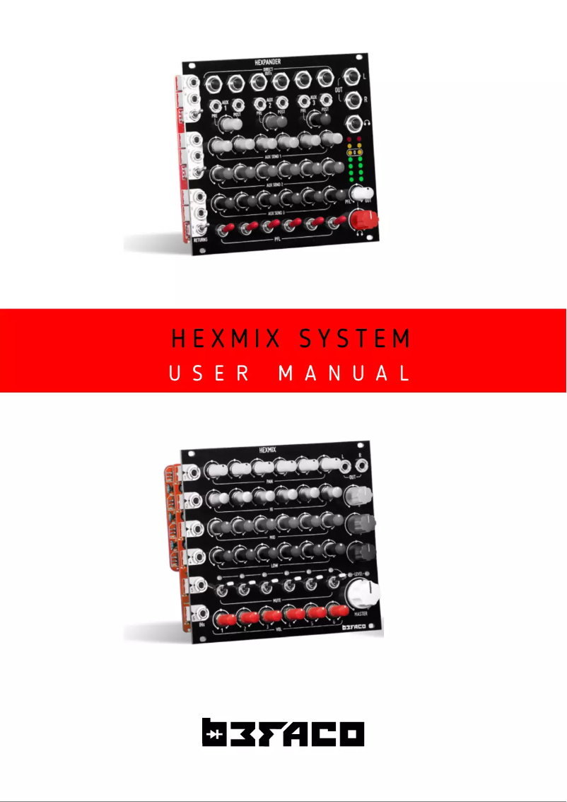 Página 1 del manual Manual de usuario Befaco Hexpander