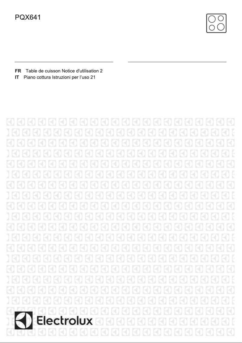 Image de la première page du manuel de l'appareil PQX641UOV