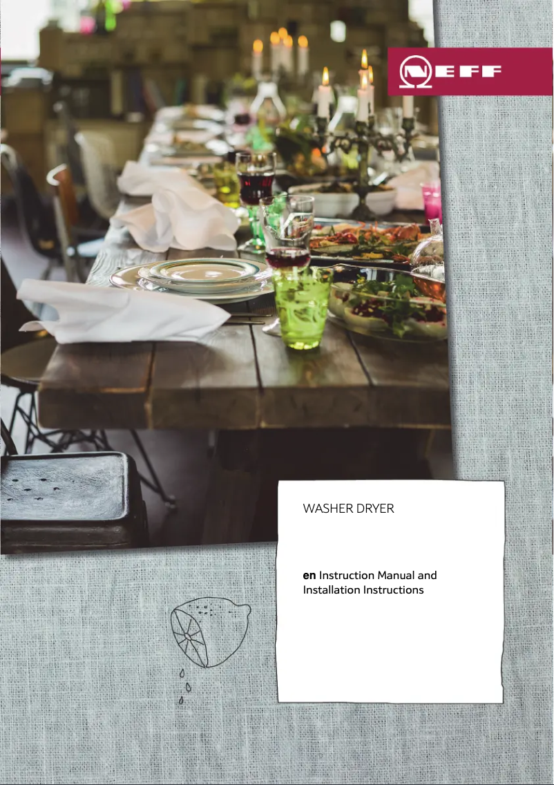 Page 1 de la notice Guide d'installation Neff V6320X2GB