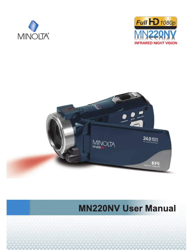 Page n°1 - Manuel utilisateur Minolta MN220NV