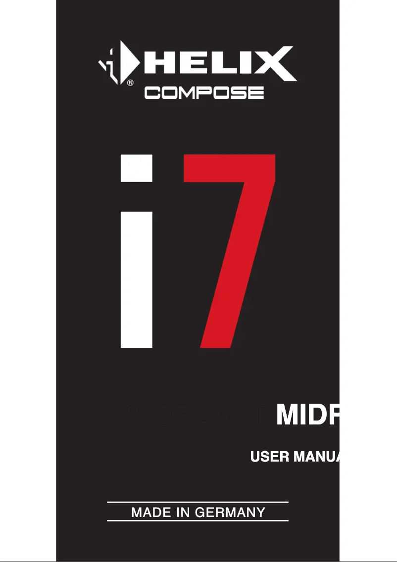 Page n°1 - Manuel utilisateur Helix Compose Ci7 M100FM-S3