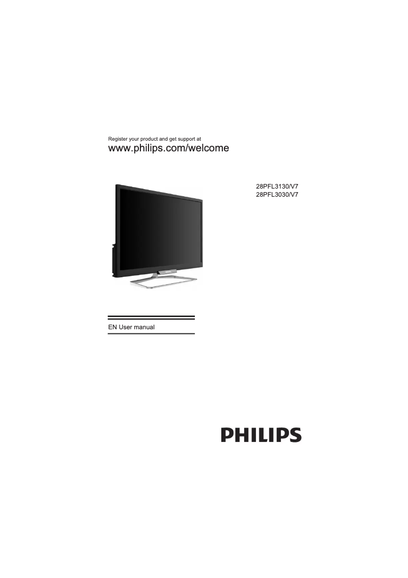 Page 1 de la notice Manuel utilisateur Philips 28PFL3030